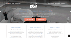 Desktop Screenshot of fluidyoga.biz