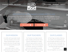 Tablet Screenshot of fluidyoga.biz